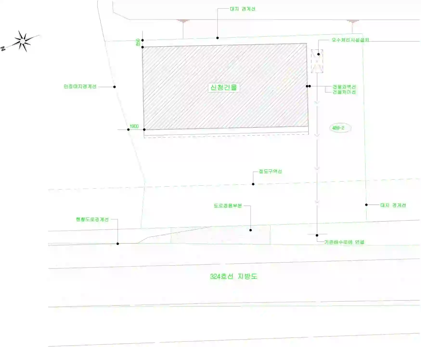 선곡리 489-2 배치도 이미지